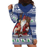 Funny Finland Christmas Hoodie Dress Hauskaa Joulua Joulupukki - Wonder Print Shop
