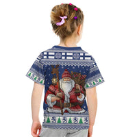 Funny Finland Christmas Kid T Shirt Hauskaa Joulua Joulupukki - Wonder Print Shop