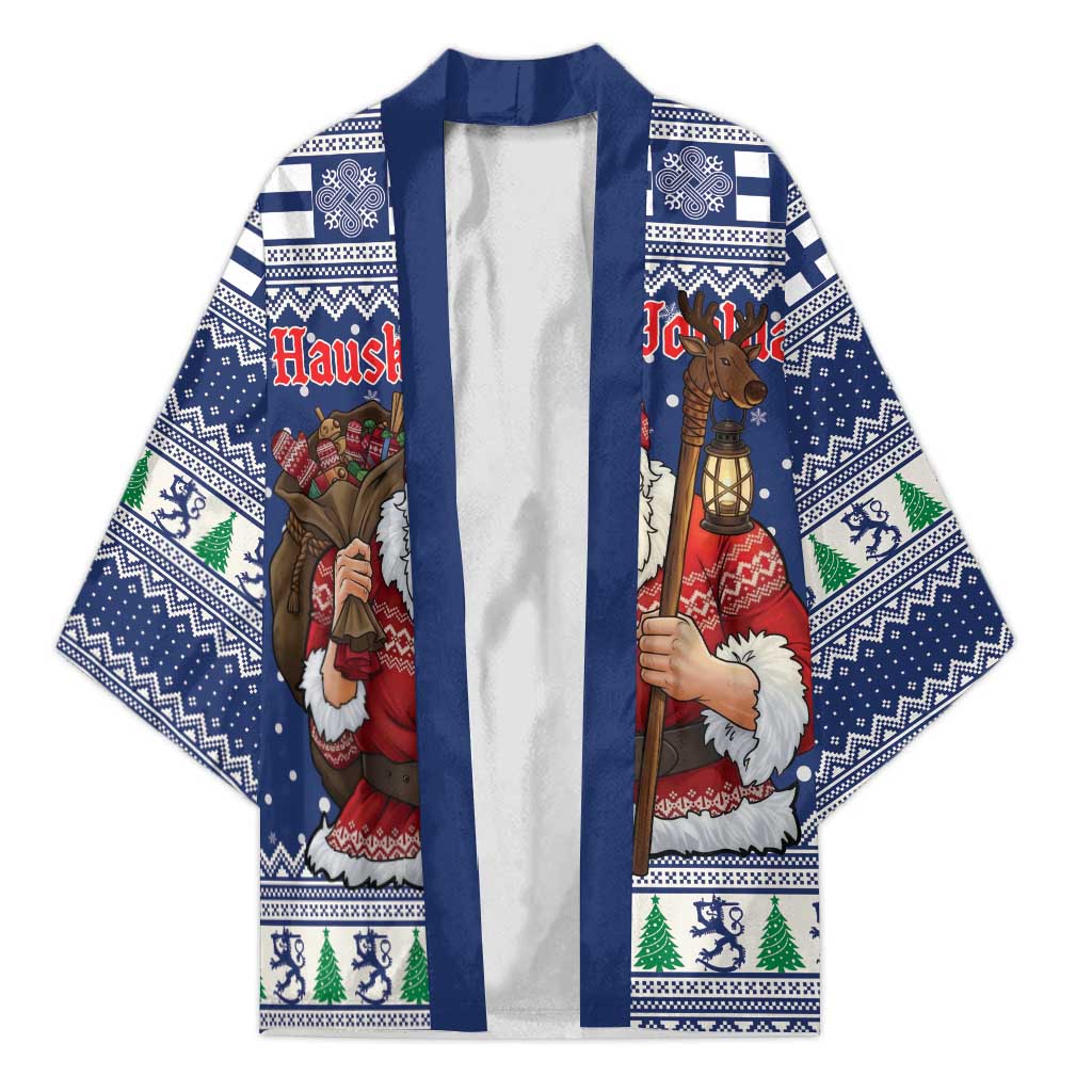Funny Finland Christmas Kimono Hauskaa Joulua Joulupukki - Wonder Print Shop