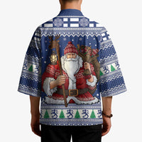 Funny Finland Christmas Kimono Hauskaa Joulua Joulupukki - Wonder Print Shop