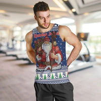 Funny Finland Christmas Men Tank Top Hauskaa Joulua Joulupukki - Wonder Print Shop