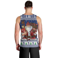 Funny Finland Christmas Men Tank Top Hauskaa Joulua Joulupukki - Wonder Print Shop