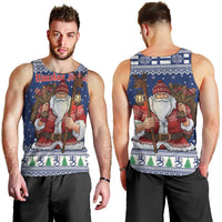 Funny Finland Christmas Men Tank Top Hauskaa Joulua Joulupukki - Wonder Print Shop