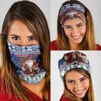Funny Finland Christmas Neck Gaiter Hauskaa Joulua Joulupukki - Wonder Print Shop