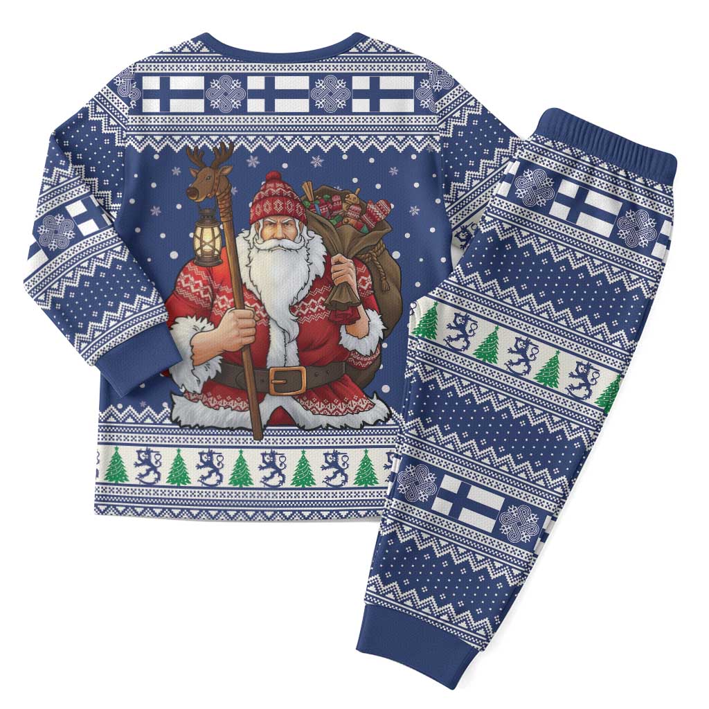 Funny Finland Christmas Pajama Set Hauskaa Joulua Joulupukki - Wonder Print Shop
