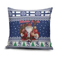 Funny Finland Christmas Pillow Cover Hauskaa Joulua Joulupukki - Wonder Print Shop
