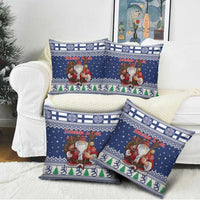 Funny Finland Christmas Pillow Cover Hauskaa Joulua Joulupukki - Wonder Print Shop