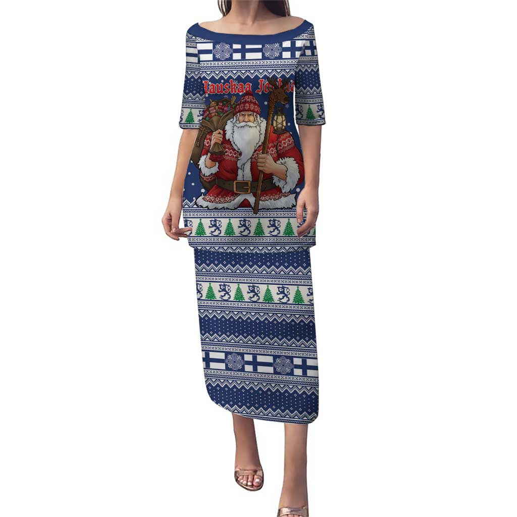 Funny Finland Christmas Puletasi Hauskaa Joulua Joulupukki - Wonder Print Shop