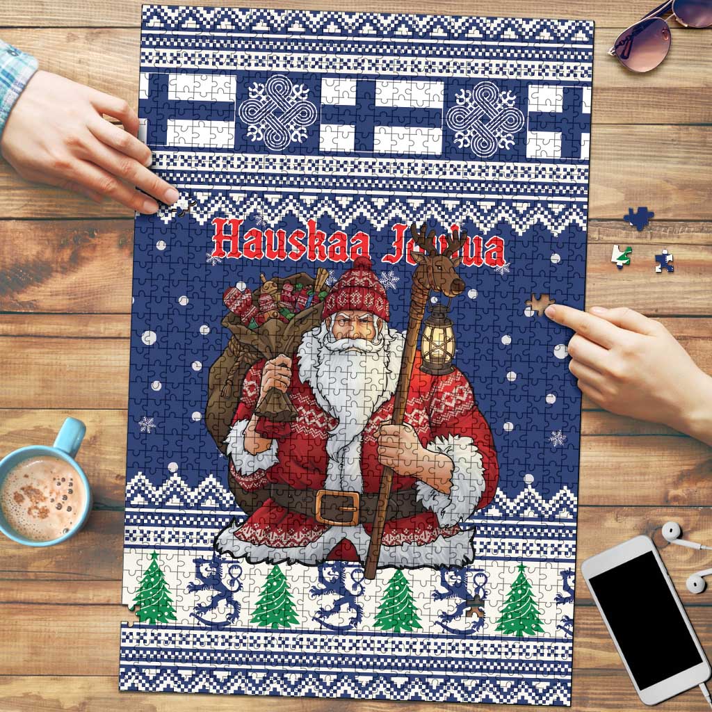 Funny Finland Christmas Puzzle Hauskaa Joulua Joulupukki - Wonder Print Shop