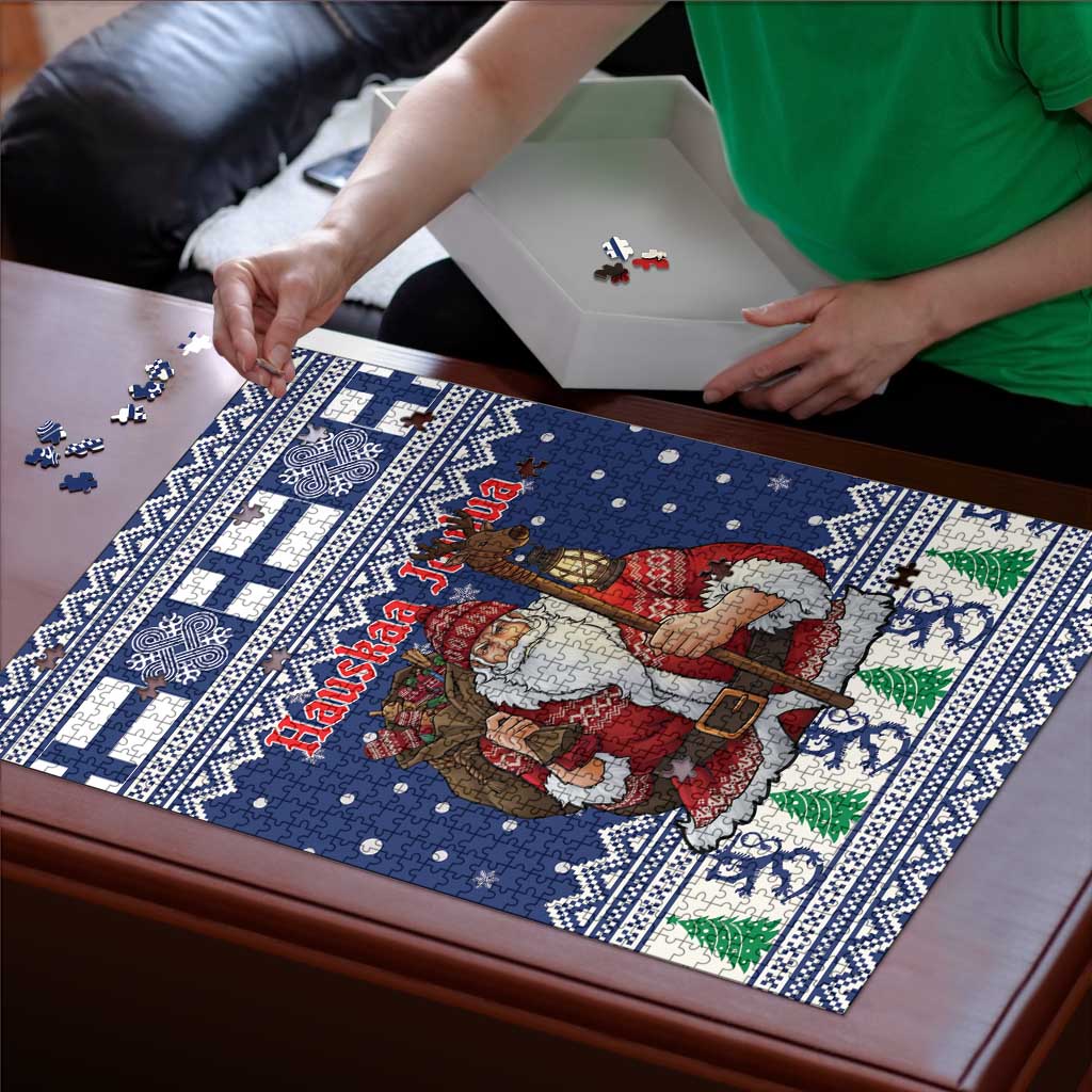 Funny Finland Christmas Puzzle Hauskaa Joulua Joulupukki - Wonder Print Shop