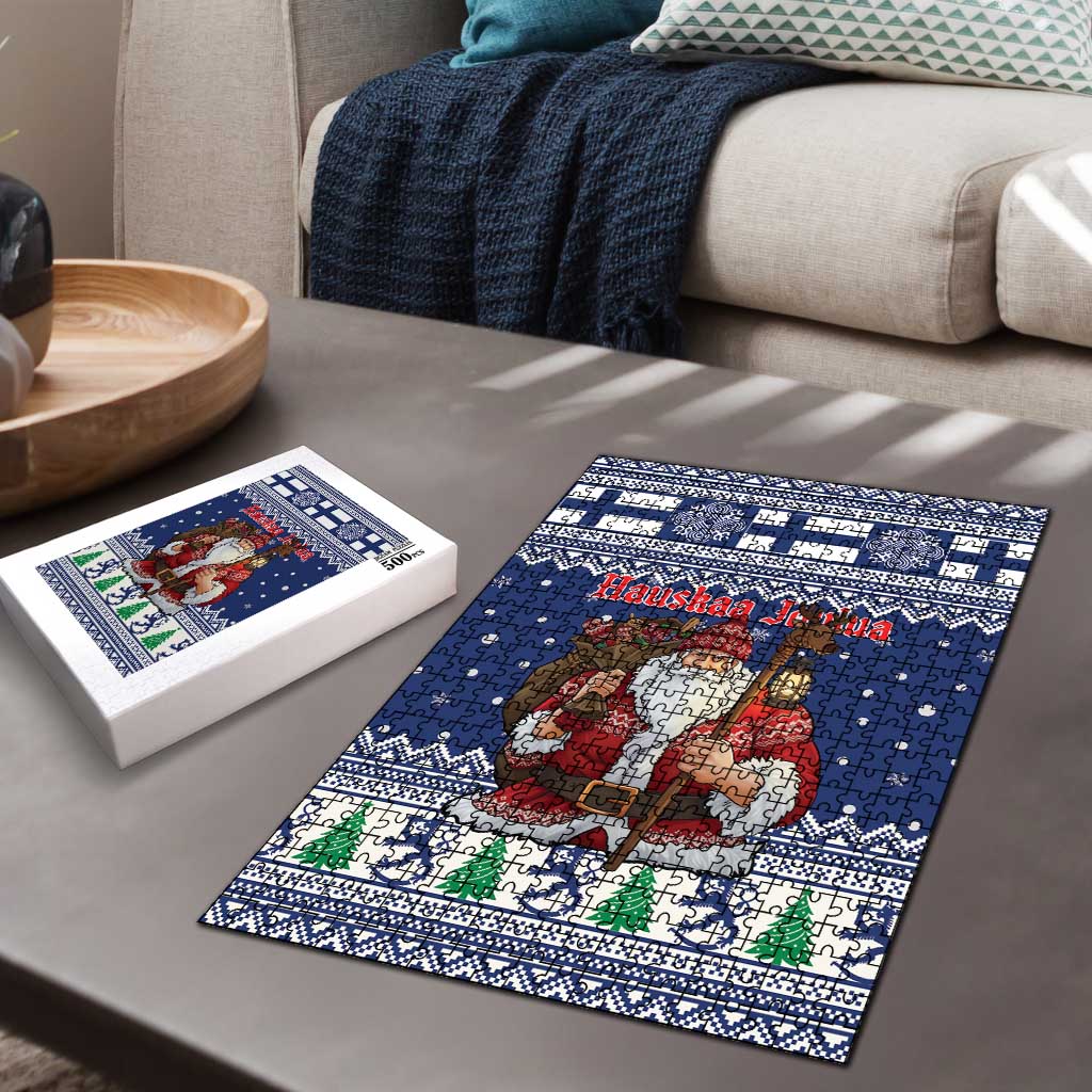 Funny Finland Christmas Puzzle Hauskaa Joulua Joulupukki - Wonder Print Shop