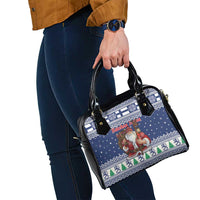 Funny Finland Christmas Shoulder Handbag Hauskaa Joulua Joulupukki - Wonder Print Shop