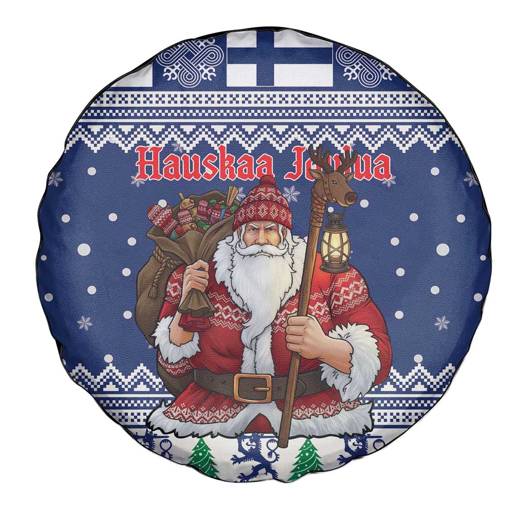 Funny Finland Christmas Spare Tire Cover Hauskaa Joulua Joulupukki - Wonder Print Shop