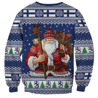 Funny Finland Christmas Sweatshirt Hauskaa Joulua Joulupukki - Wonder Print Shop