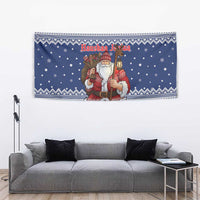 Funny Finland Christmas Tapestry Hauskaa Joulua Joulupukki - Wonder Print Shop