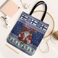 Funny Finland Christmas Tote Bag Hauskaa Joulua Joulupukki - Wonder Print Shop