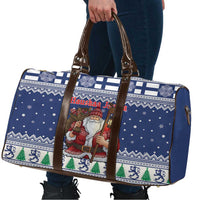 Funny Finland Christmas Travel Bag Hauskaa Joulua Joulupukki - Wonder Print Shop