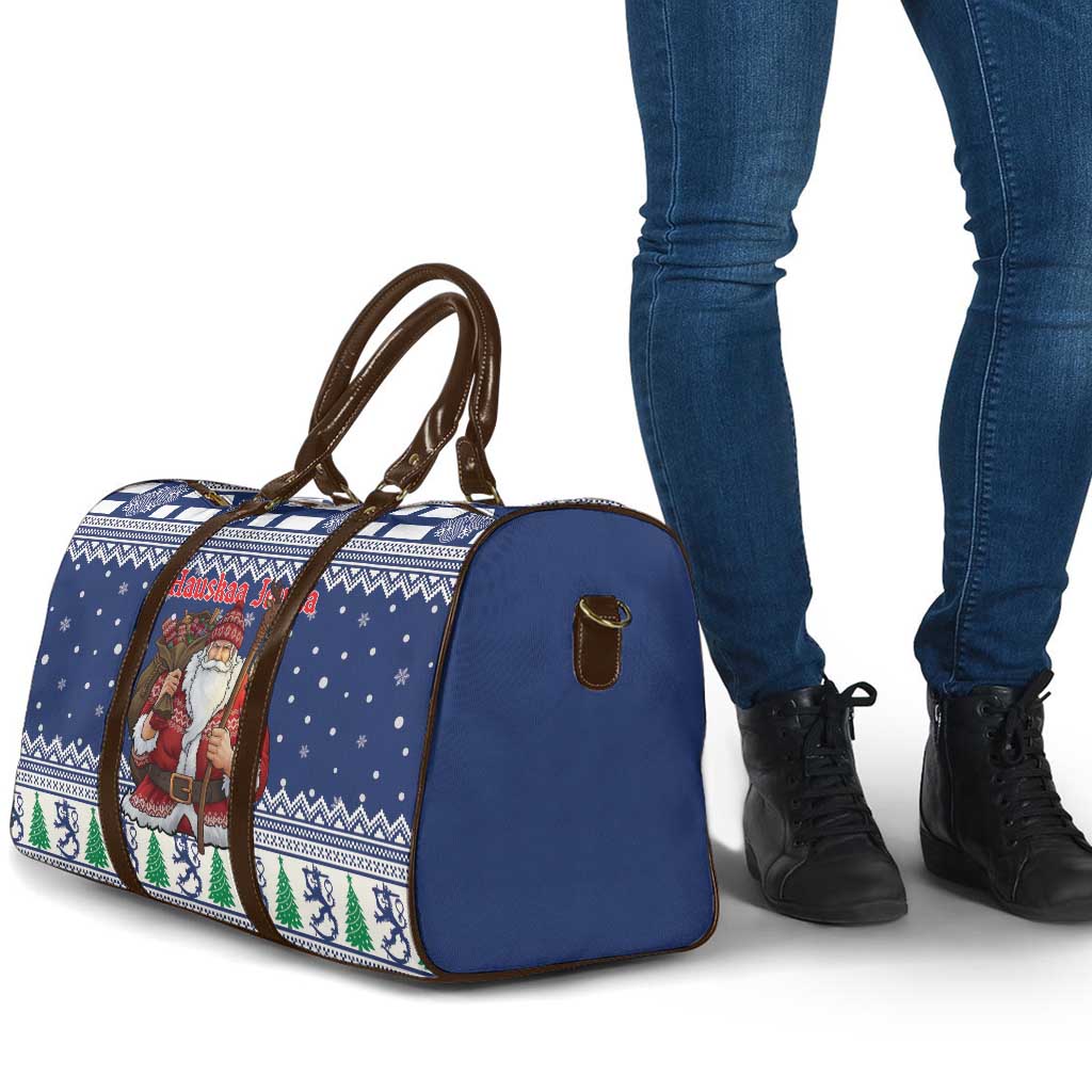 Funny Finland Christmas Travel Bag Hauskaa Joulua Joulupukki - Wonder Print Shop