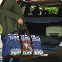 Funny Finland Christmas Travel Bag Hauskaa Joulua Joulupukki - Wonder Print Shop