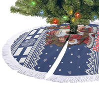 Funny Finland Christmas Tree Skirt Hauskaa Joulua Joulupukki - Wonder Print Shop