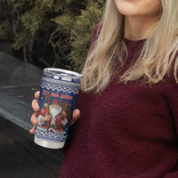 Funny Finland Christmas Tumbler Cup Hauskaa Joulua Joulupukki - Wonder Print Shop