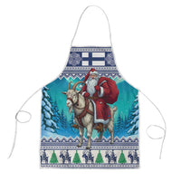 Finland Joulupukki Christmas Apron Riding the Yule Goat - Wonder Print Shop