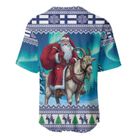 Finland Joulupukki Christmas Baseball Jersey Riding the Yule Goat - Wonder Print Shop