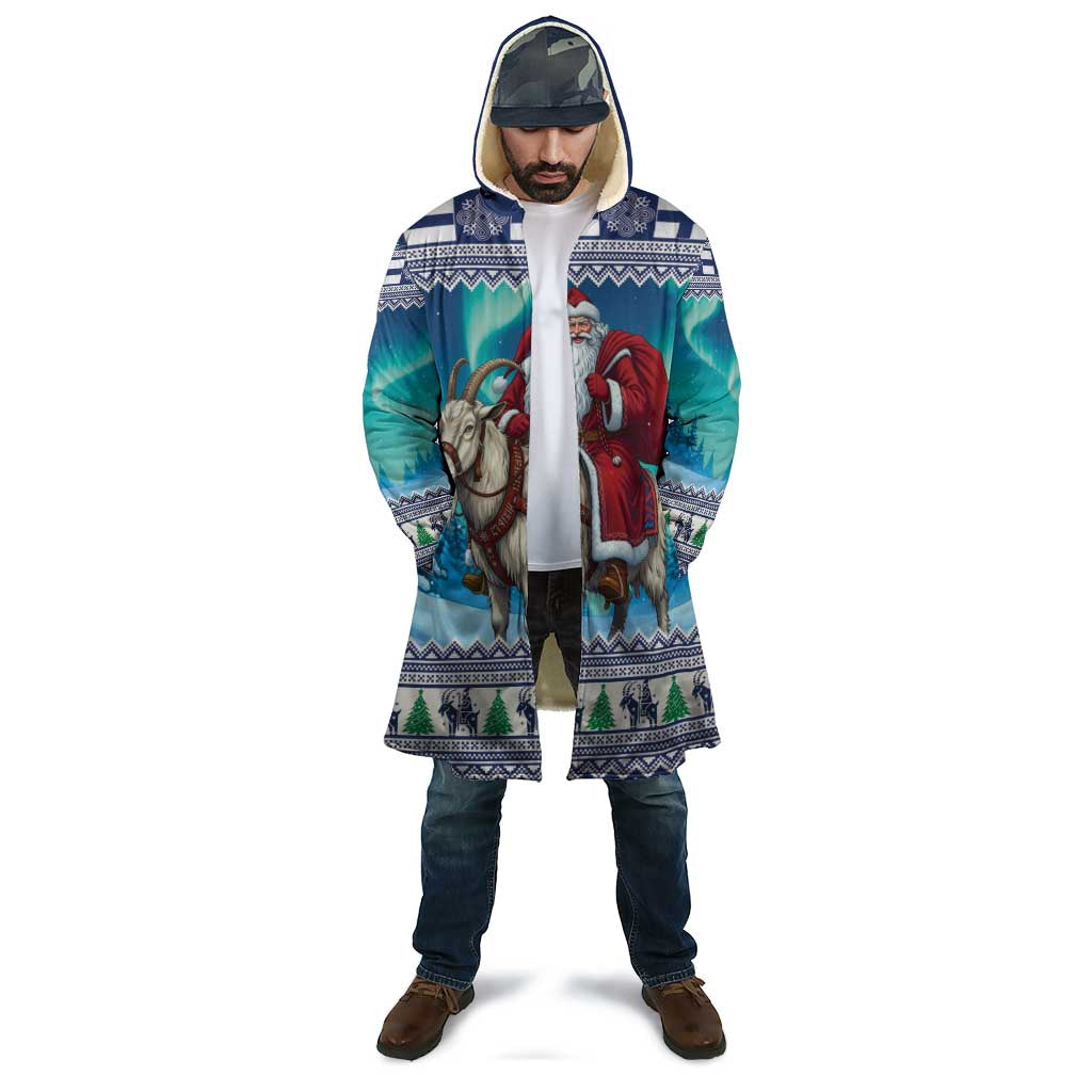 Finland Joulupukki Christmas Cloak Riding the Yule Goat - Wonder Print Shop