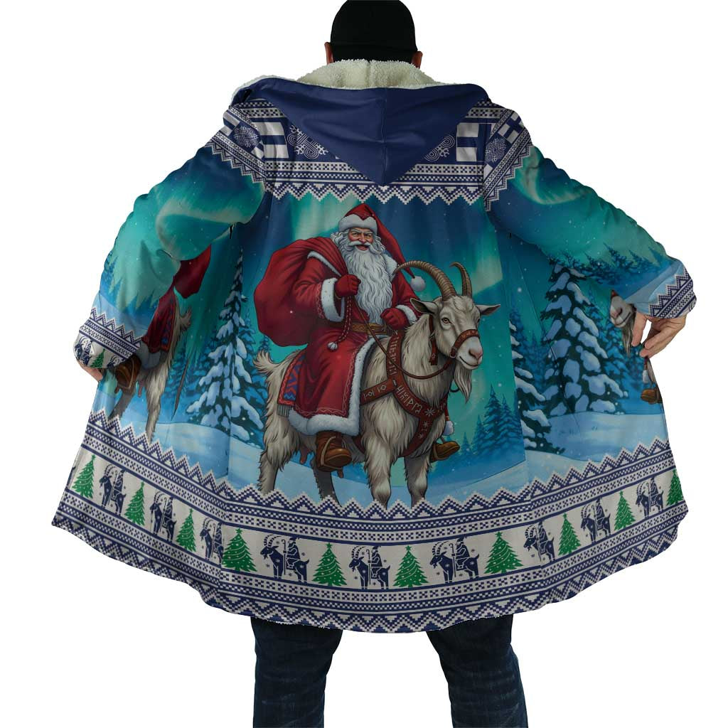 Finland Joulupukki Christmas Cloak Riding the Yule Goat - Wonder Print Shop