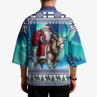 Finland Joulupukki Christmas Kimono Riding the Yule Goat - Wonder Print Shop