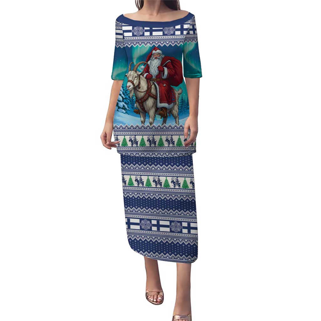 Finland Joulupukki Christmas Puletasi Riding the Yule Goat - Wonder Print Shop