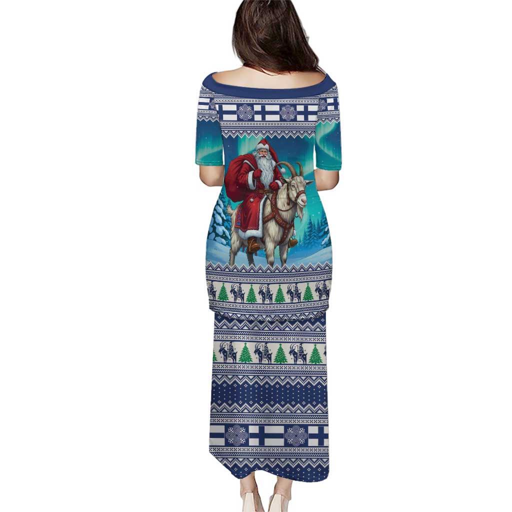 Finland Joulupukki Christmas Puletasi Riding the Yule Goat - Wonder Print Shop