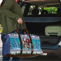 Finland Joulupukki Christmas Travel Bag Riding the Yule Goat - Wonder Print Shop