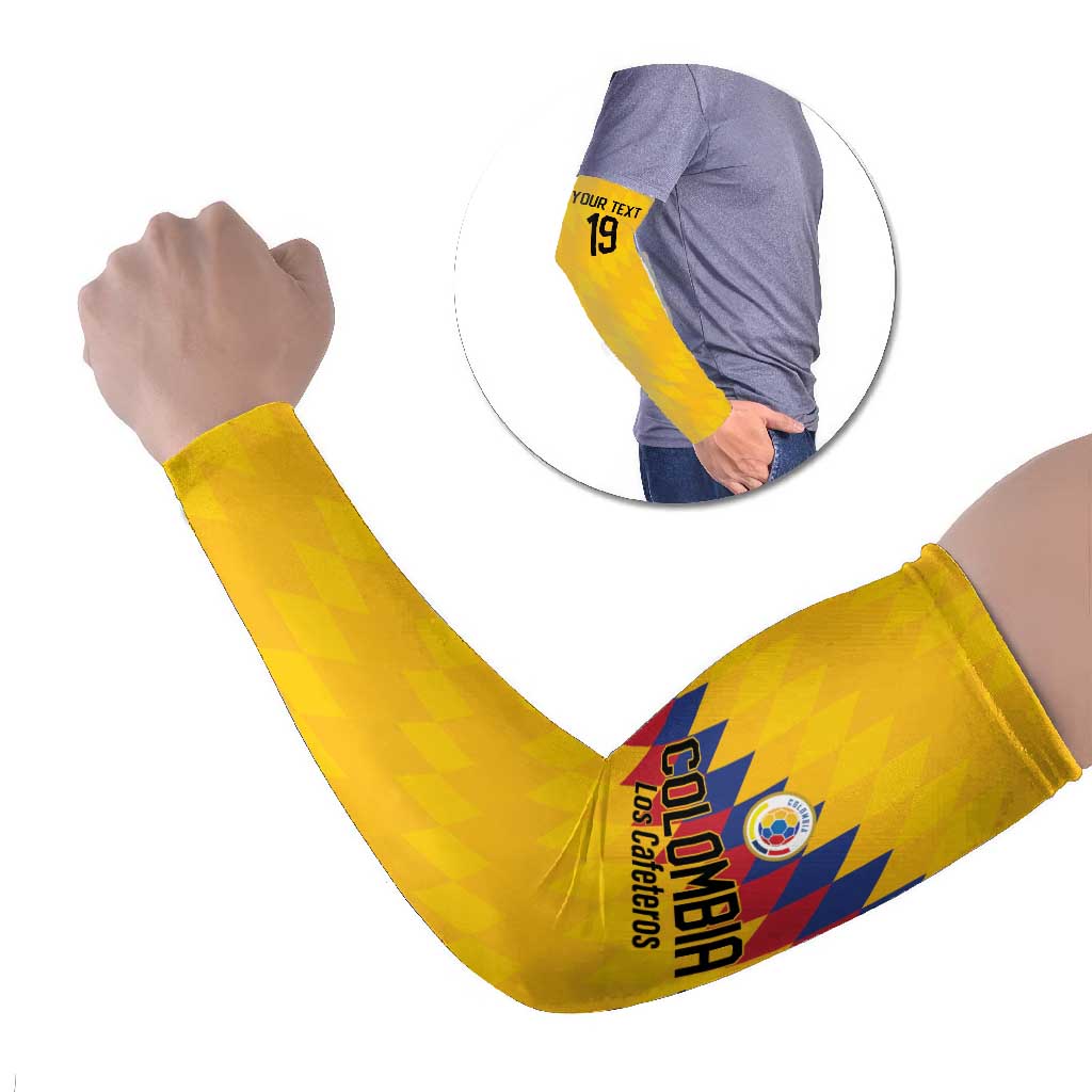 Custom World Football 2026 Colombia Arm Sleeves Vamos Los Cafeteros - Wonder Print Shop