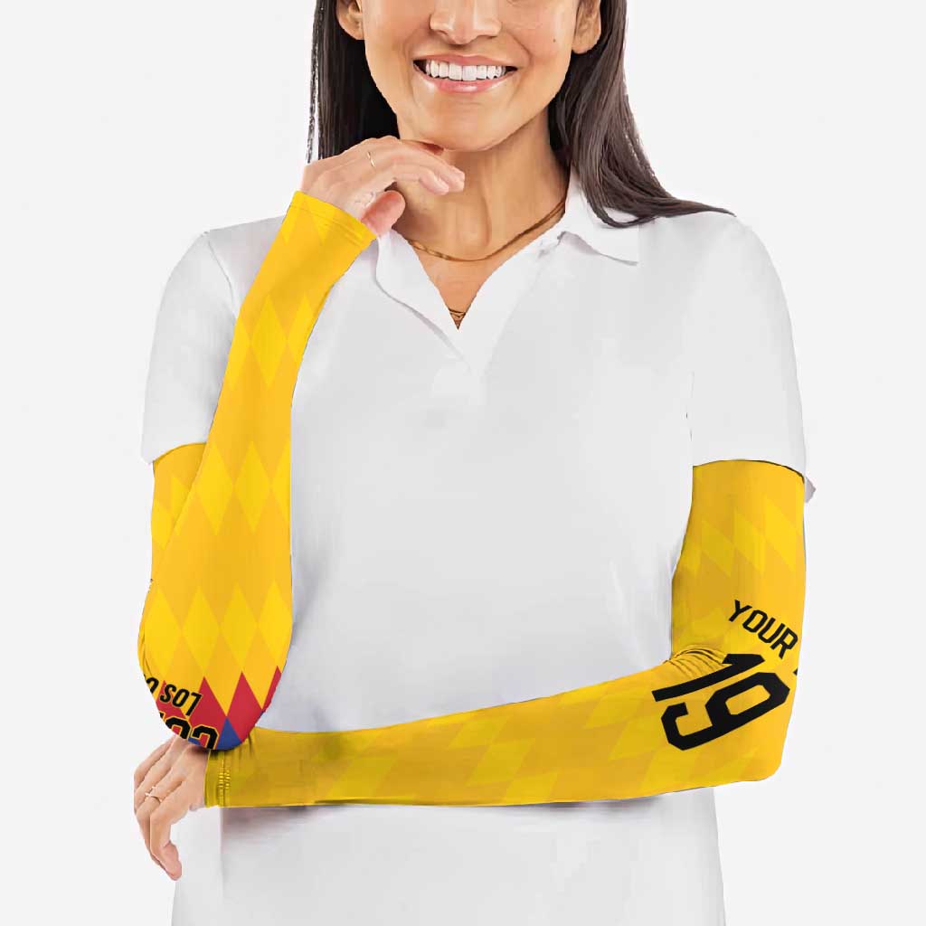Custom World Football 2026 Colombia Arm Sleeves Vamos Los Cafeteros - Wonder Print Shop