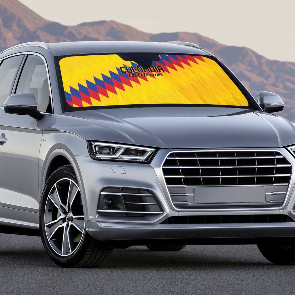World Football 2026 Colombia Auto Sun Shade Vamos Los Cafeteros - Wonder Print Shop