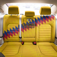 World Football 2026 Colombia Back Car Seat Cover Vamos Los Cafeteros - Wonder Print Shop