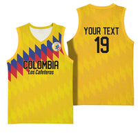 Custom World Football 2026 Colombia Basketball Jersey Vamos Los Cafeteros - Wonder Print Shop
