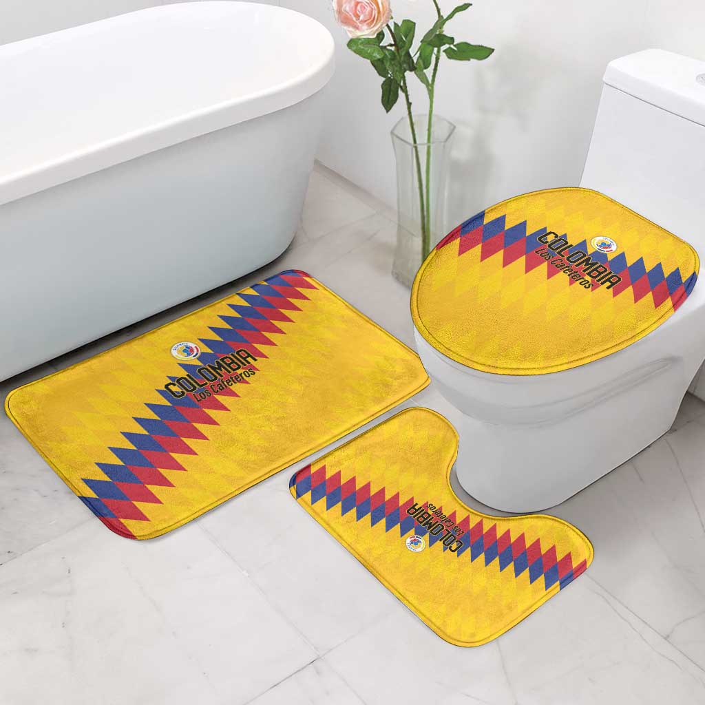 World Football 2026 Colombia Bathroom Set Vamos Los Cafeteros - Wonder Print Shop