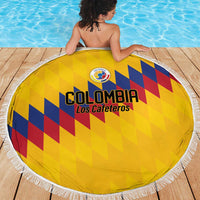 World Football 2026 Colombia Beach Blanket Vamos Los Cafeteros - Wonder Print Shop