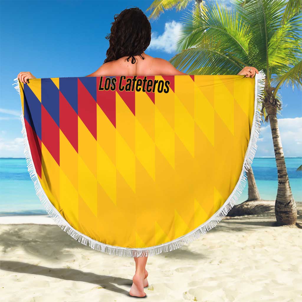 World Football 2026 Colombia Beach Blanket Vamos Los Cafeteros - Wonder Print Shop