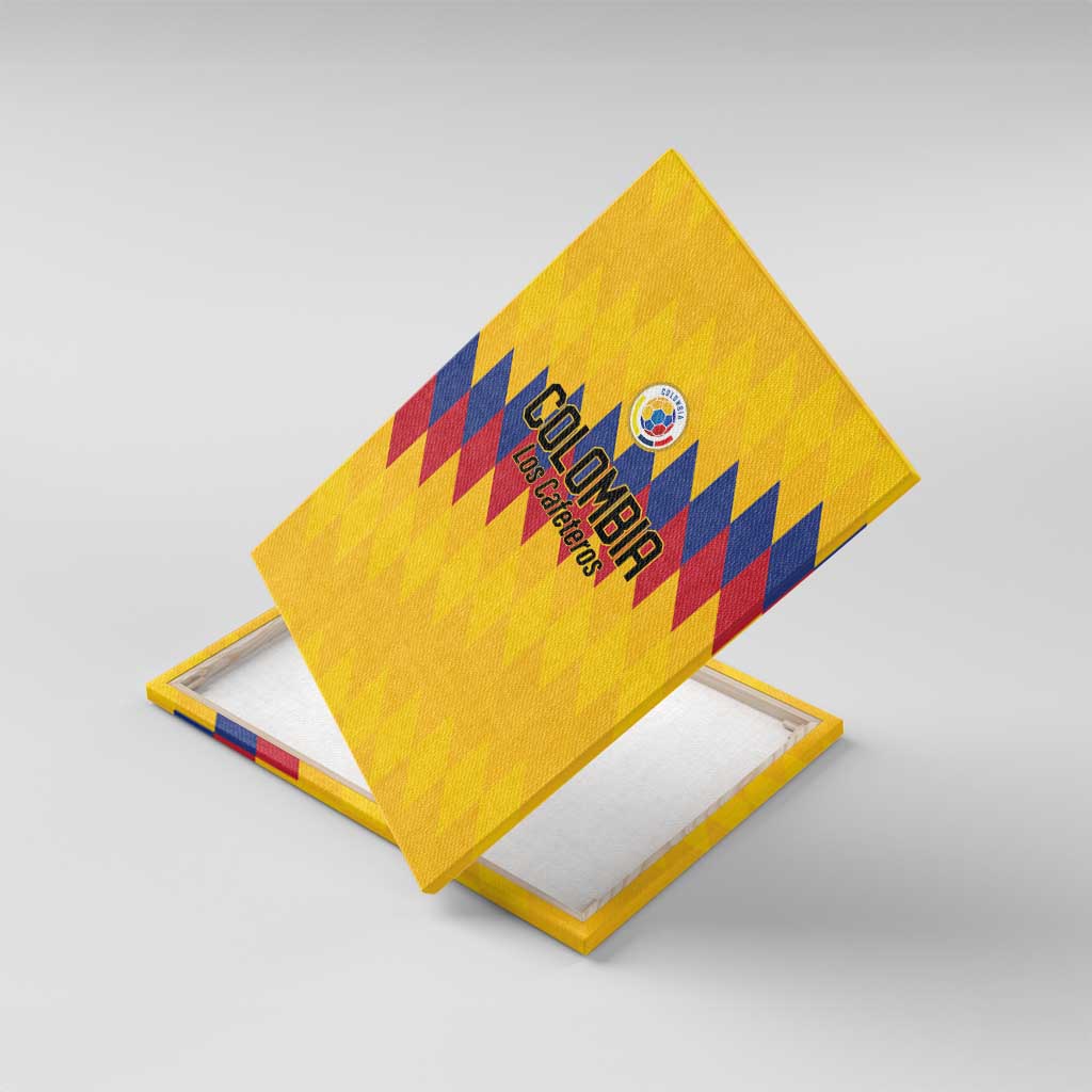World Football 2026 Colombia Canvas Wall Art Vamos Los Cafeteros - Wonder Print Shop