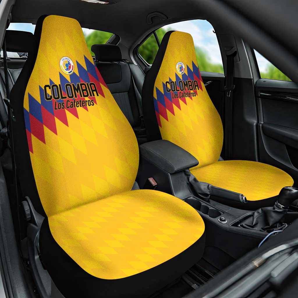 World Football 2026 Colombia Car Seat Cover Vamos Los Cafeteros - Wonder Print Shop