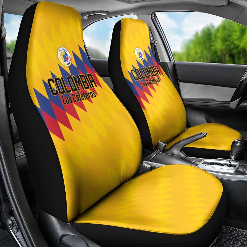 World Football 2026 Colombia Car Seat Cover Vamos Los Cafeteros - Wonder Print Shop