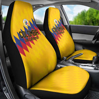 World Football 2026 Colombia Car Seat Cover Vamos Los Cafeteros - Wonder Print Shop