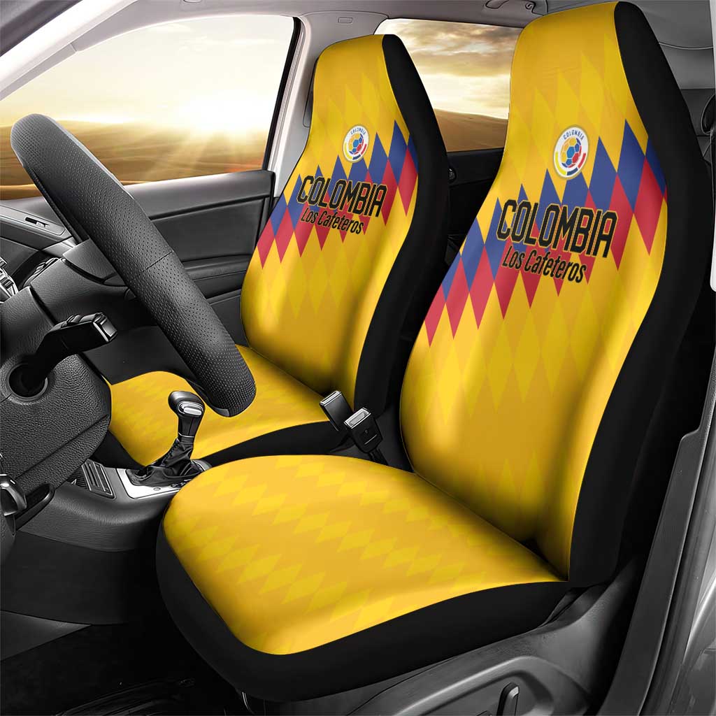 World Football 2026 Colombia Car Seat Cover Vamos Los Cafeteros - Wonder Print Shop