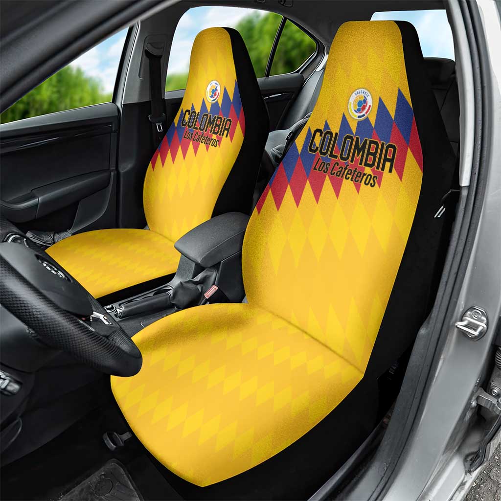 World Football 2026 Colombia Car Seat Cover Vamos Los Cafeteros - Wonder Print Shop