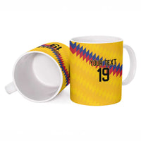 Custom World Football 2026 Colombia Ceramic Mug Vamos Los Cafeteros - Wonder Print Shop