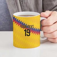 Custom World Football 2026 Colombia Ceramic Mug Vamos Los Cafeteros - Wonder Print Shop