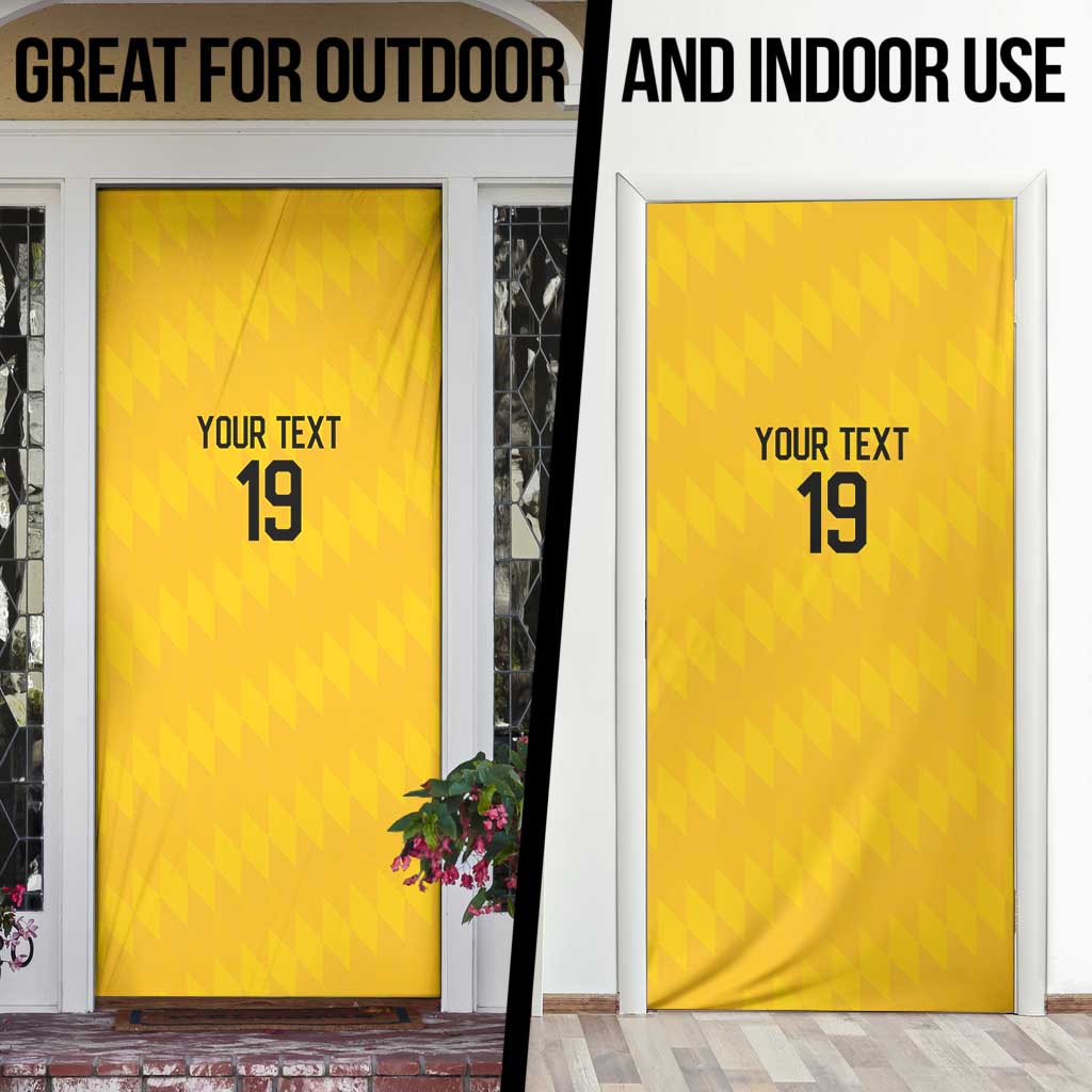 Custom World Football 2026 Colombia Door Cover Vamos Los Cafeteros - Wonder Print Shop